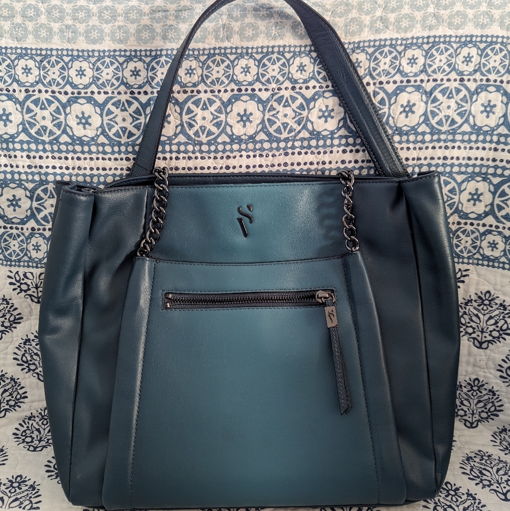Simply Vera Vera Wang Rockbridge Tote Dark Teal Ombré